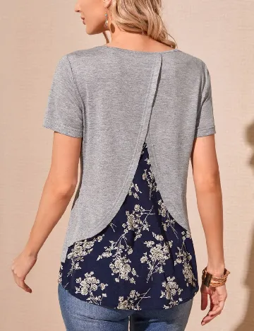 Tricou Emery Rose, gri