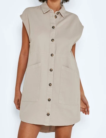 Rochie Noisy May, crem Crem