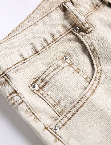 Pantaloni scurti SHEIN, crem