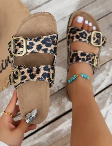 Slapi SHEIN, animal print