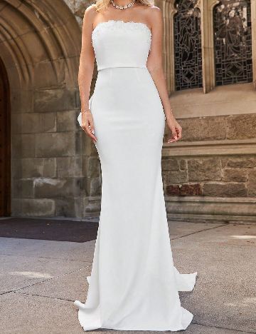 Rochie lunga Faeriesty, alb