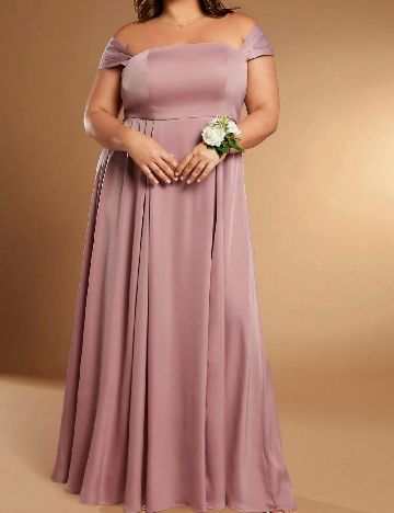 Rochie lunga SHEIN CURVE, roz