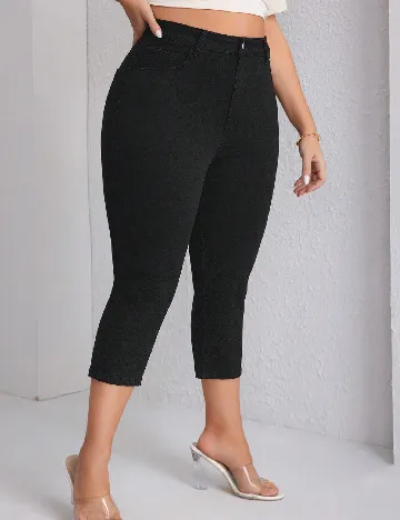 Blugi SHEIN CURVE, negru