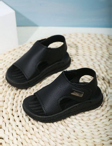 Sandale Shein Kids, negru