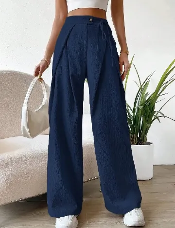 Pantaloni SHEIN, bleumarin