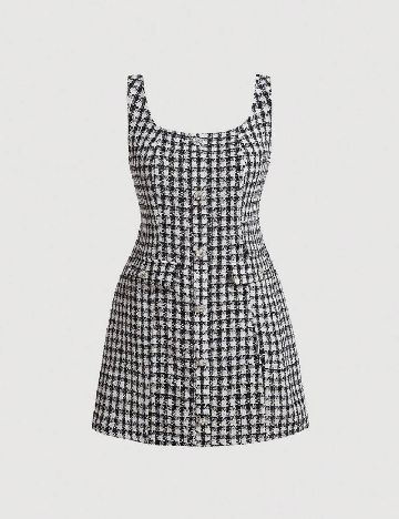 Rochie scurta SHEIN CURVE, gri