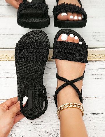 Sandale SHEIN, negru