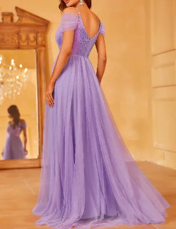 Rochie lunga Faeriesty, mov