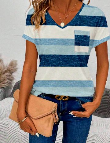 Tricou SHEIN, albastru