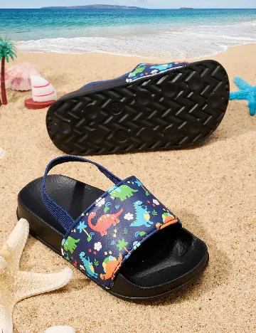 Slapi Shein Kids, bleumarin