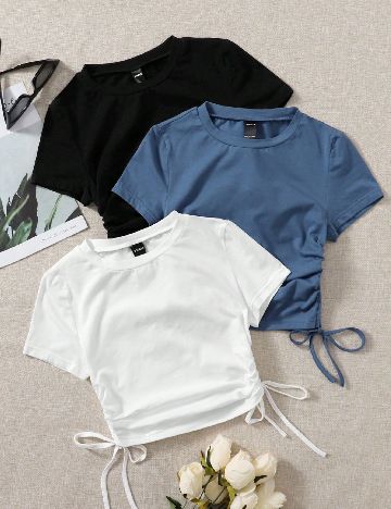 Set topuri 3 bucati SHEIN CURVE, mix culori