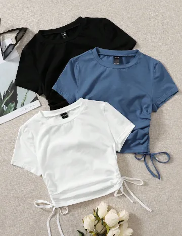 Set topuri 3 bucati SHEIN CURVE, mix culori