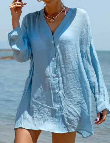 Rochie de plaja SHEIN, albastru