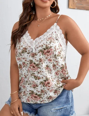 Maiou SHEIN CURVE, floral print