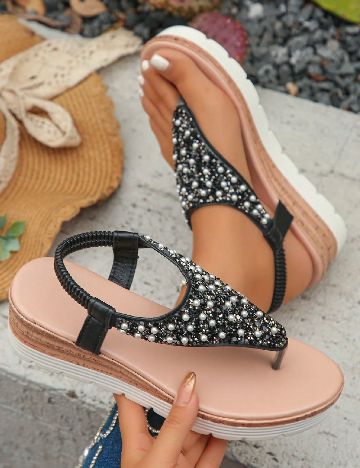 Sandale SHEIN, negru