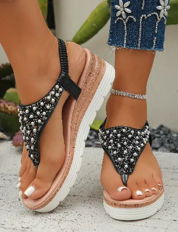 Sandale SHEIN, negru