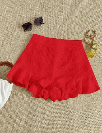 Pantaloni scurti SHEIN, rosu