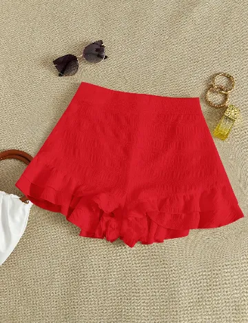 Pantaloni scurti SHEIN, rosu