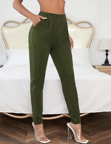 Pantaloni SHEIN, verde