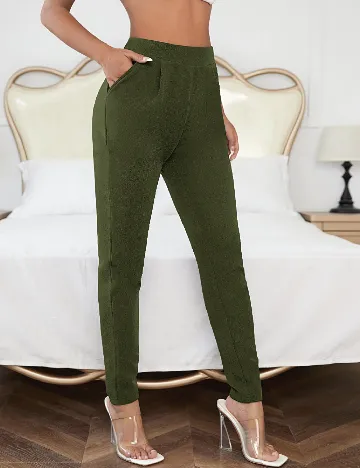 Pantaloni SHEIN, verde
