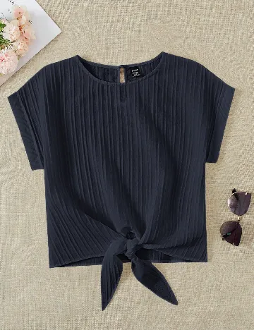 Top SHEIN, bleumarin