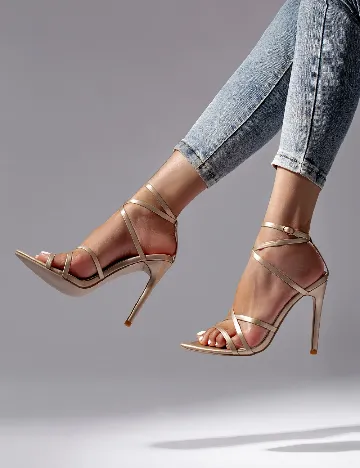 Sandale SHEIN, auriu