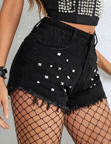 Pantaloni scurti SHEIN, negru