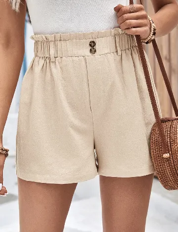 Pantaloni scurti SHEIN, crem