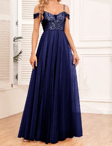 Rochie lunga SHEIN, bleumarin