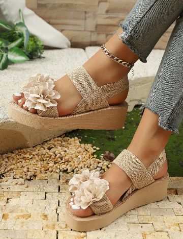 Sandale SHEIN, crem