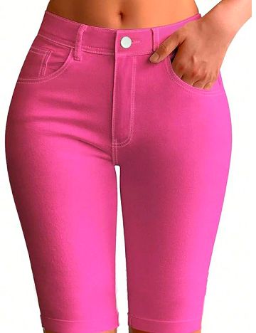 Pantaloni scurti SHEIN, roz