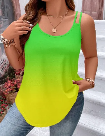 Maiou SHEIN CURVE, verde/galben