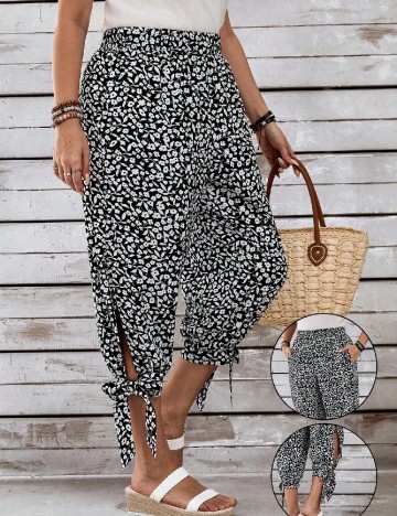 Pantaloni Emery Rose Curve, negru