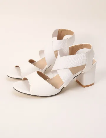 Sandale SHEIN, alb