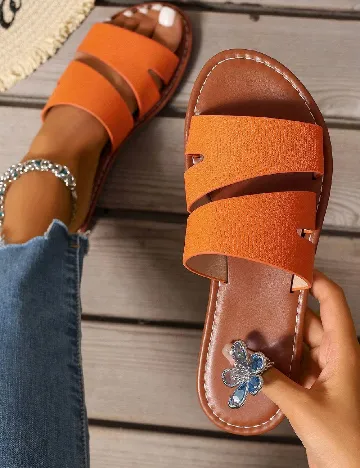 Slapi SHEIN, portocaliu