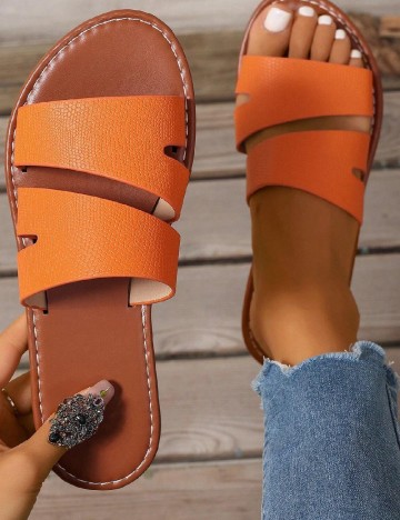 Slapi SHEIN, portocaliu