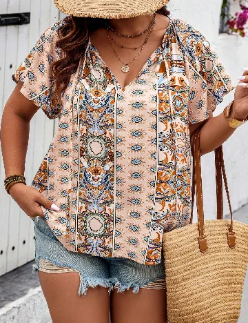 Bluza SHEIN CURVE, mix culori