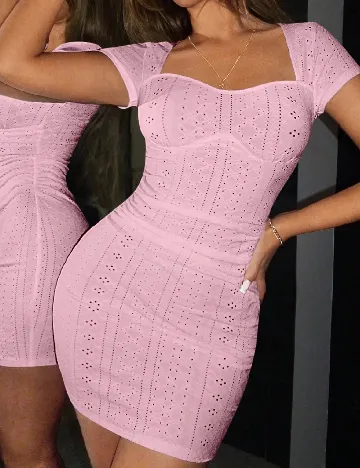 Rochie scurta SHEIN, roz