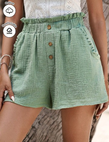 Pantaloni scurti SHEIN, verde