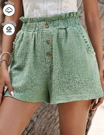 Pantaloni scurti SHEIN, verde