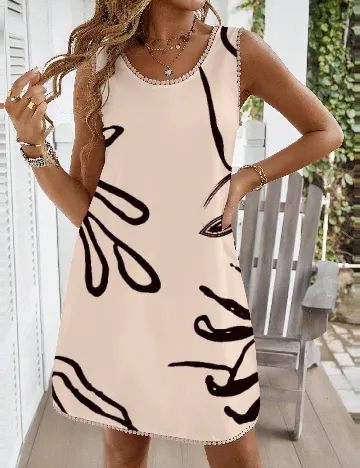 Rochie scurta SHEIN, roz