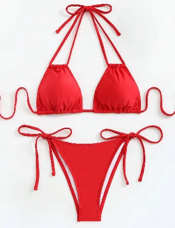 Costum de baie SHEIN, rosu