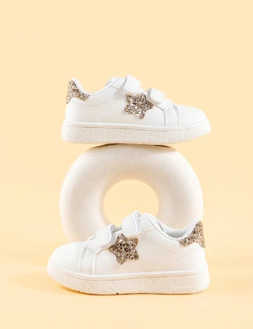 Adidasi Shein Kids, alb