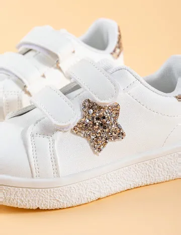 Adidasi Shein Kids, alb