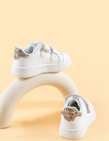 Adidasi Shein Kids, alb