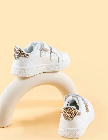 Adidasi Shein Kids, alb