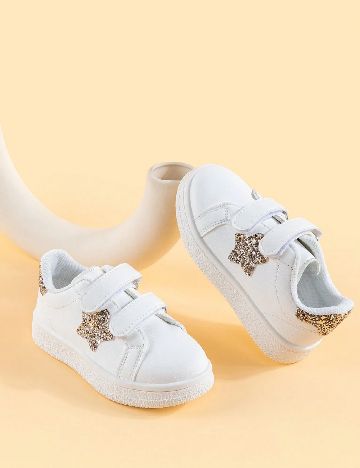 Adidasi Shein Kids, alb