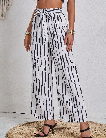 Pantaloni SHEIN, alb