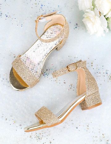 Sandale Shein Kids, auriu