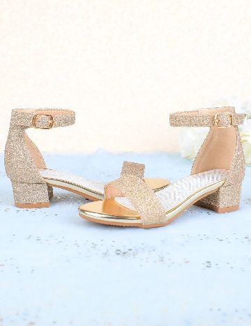 Sandale Shein Kids, auriu